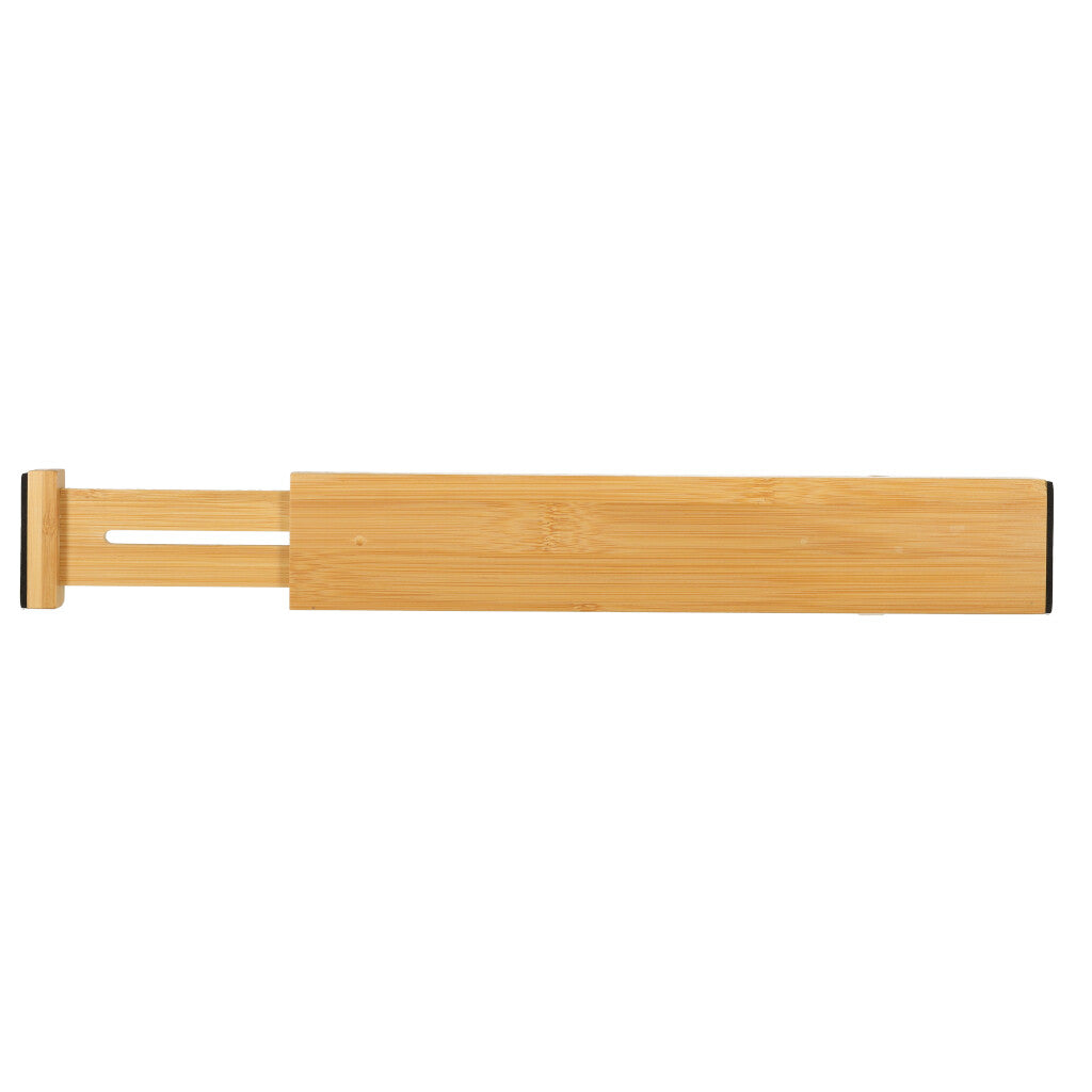 Skuffeorganisator justerbar bambus separator 43x6x1,5cm 1 stk.