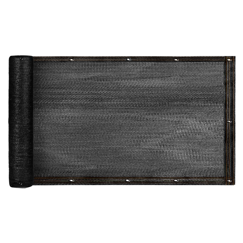 Balkonoverdækning LUARO maskeringsmåtte skyggenet til balkonterrasse 150g/m2 105x500cm UV