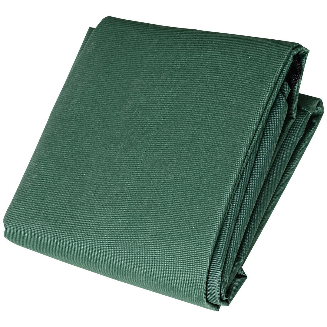 Beskyttelsesovertræk til havemøbler 600d oxford grøn 135 x 135 x 75 cm