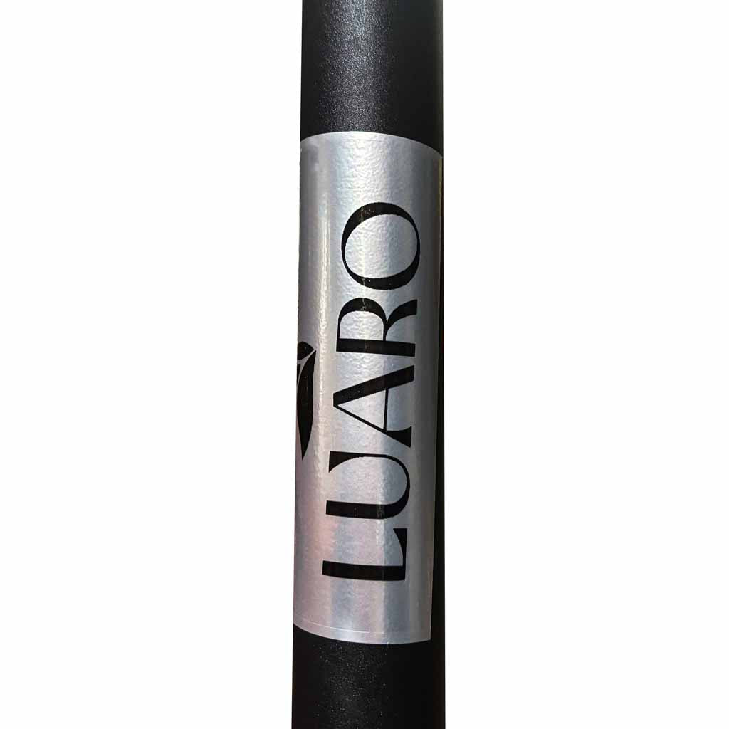 Haveparasol stor foldbar parasol med arm 290 cm sort