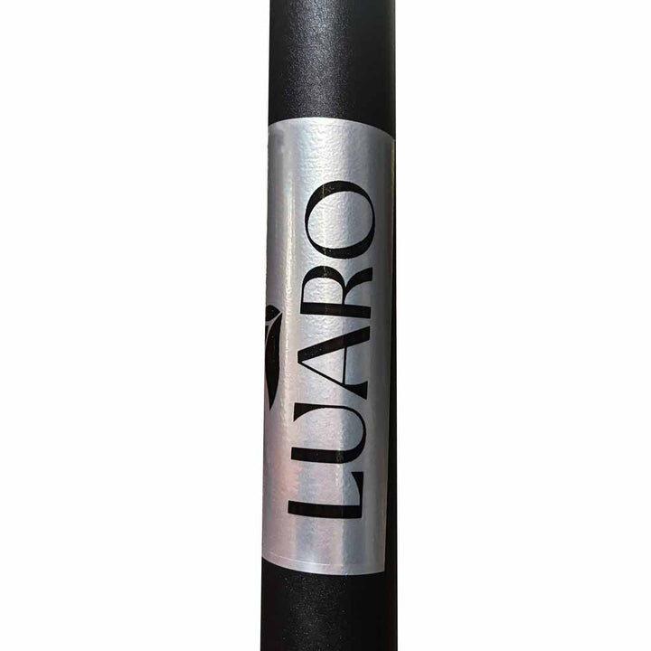 Haveparasol stor foldbar parasol med arm 290 cm sort