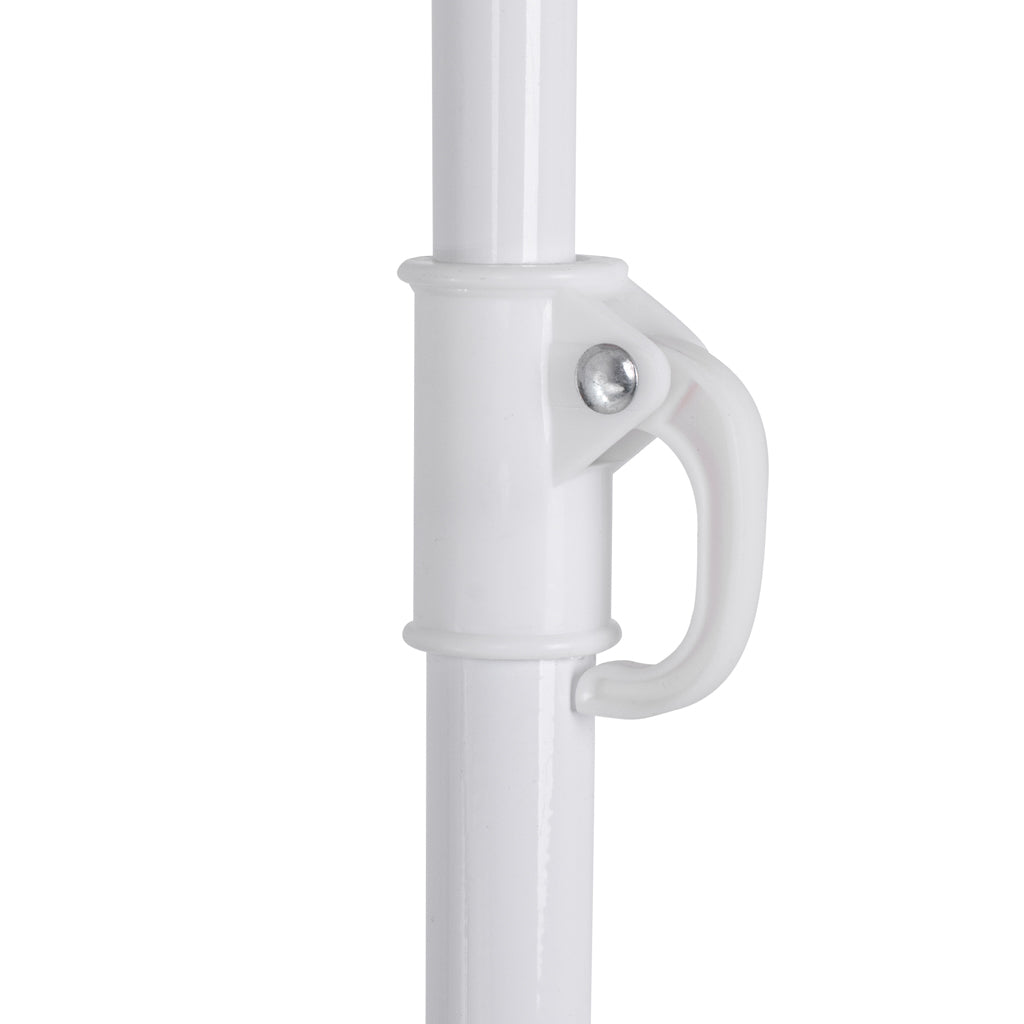 Justerbar strandparasol 150 cm med knækket vandmelon