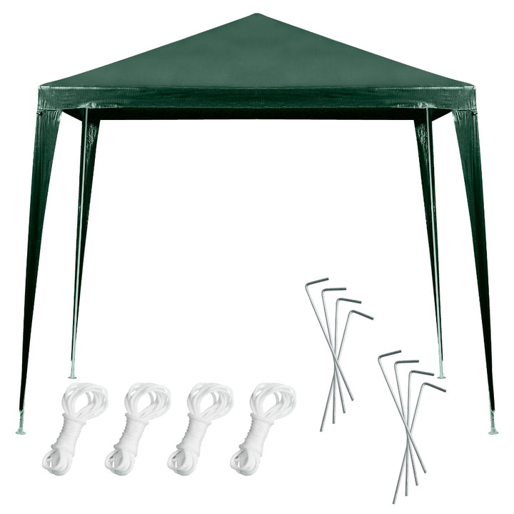 Telt havefestpavillon kommerciel pavillon grøn 2,5 x 2,5 m