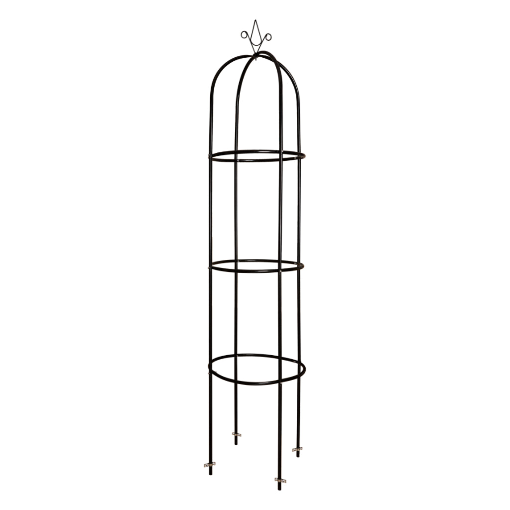 Havepergola søjlestang klokkestativ til roser klatreblomster metal 195 cm