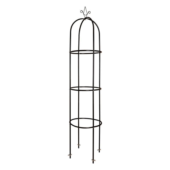 Havepergola søjlestang klokkestativ til roser klatreblomster metal 195 cm