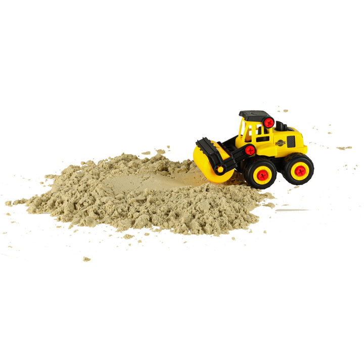 Sand til børn 1100g slot køretøjer forme figurer kreativt sæt