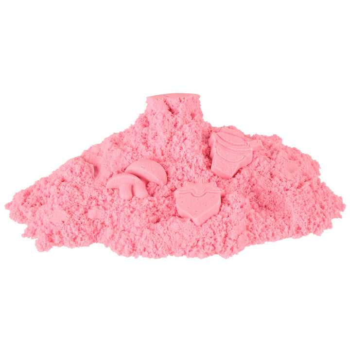 Kinetisk sand 1 kg i en pose lyserød