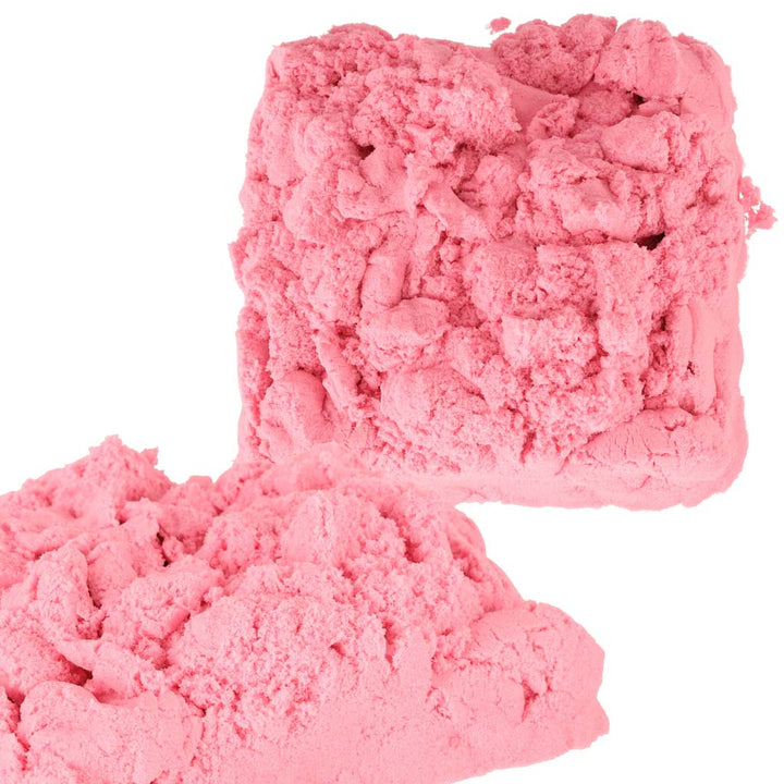 Kinetisk sand 1 kg i en pose lyserød