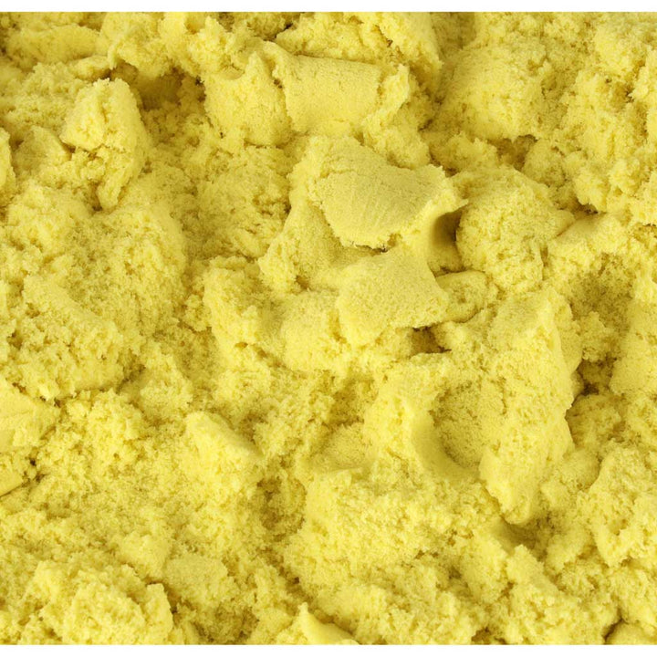 Kinetisk sand 1 kg i en pose gul
