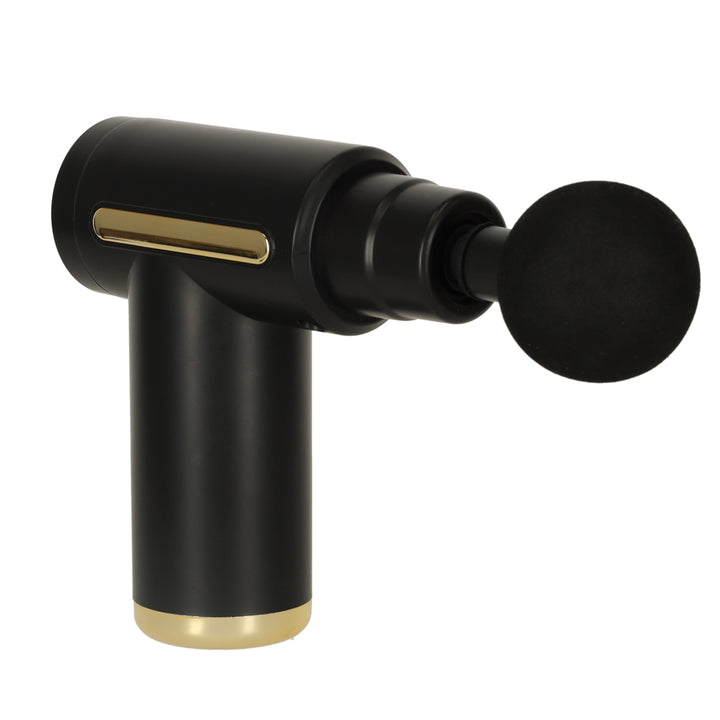 Massagepistol med 4 ender, sort