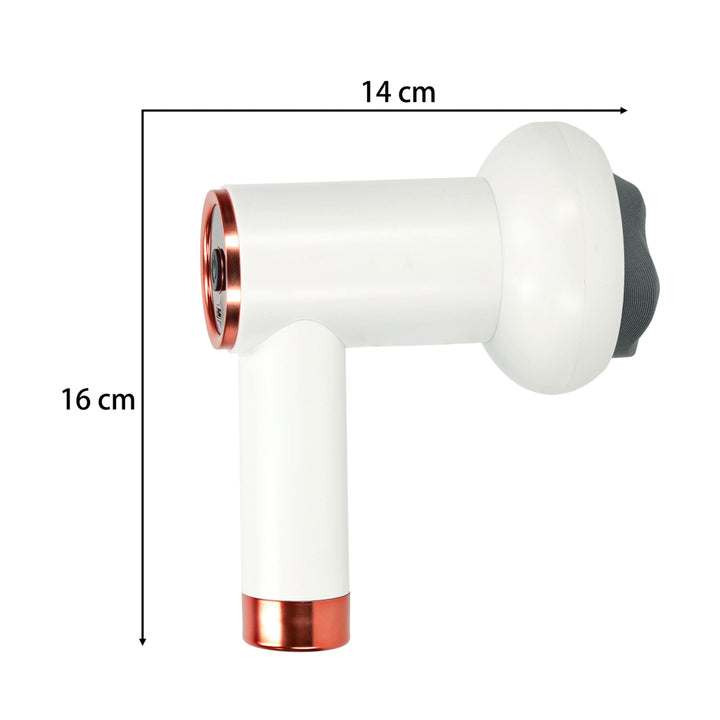 Slankende kropsmassagepistol 9i1 hvid