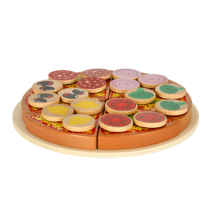 Pizza trælegesæt med tilbehør