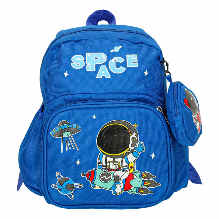 Børnehave skolerygsæk børne astronaut 30x14x23cm