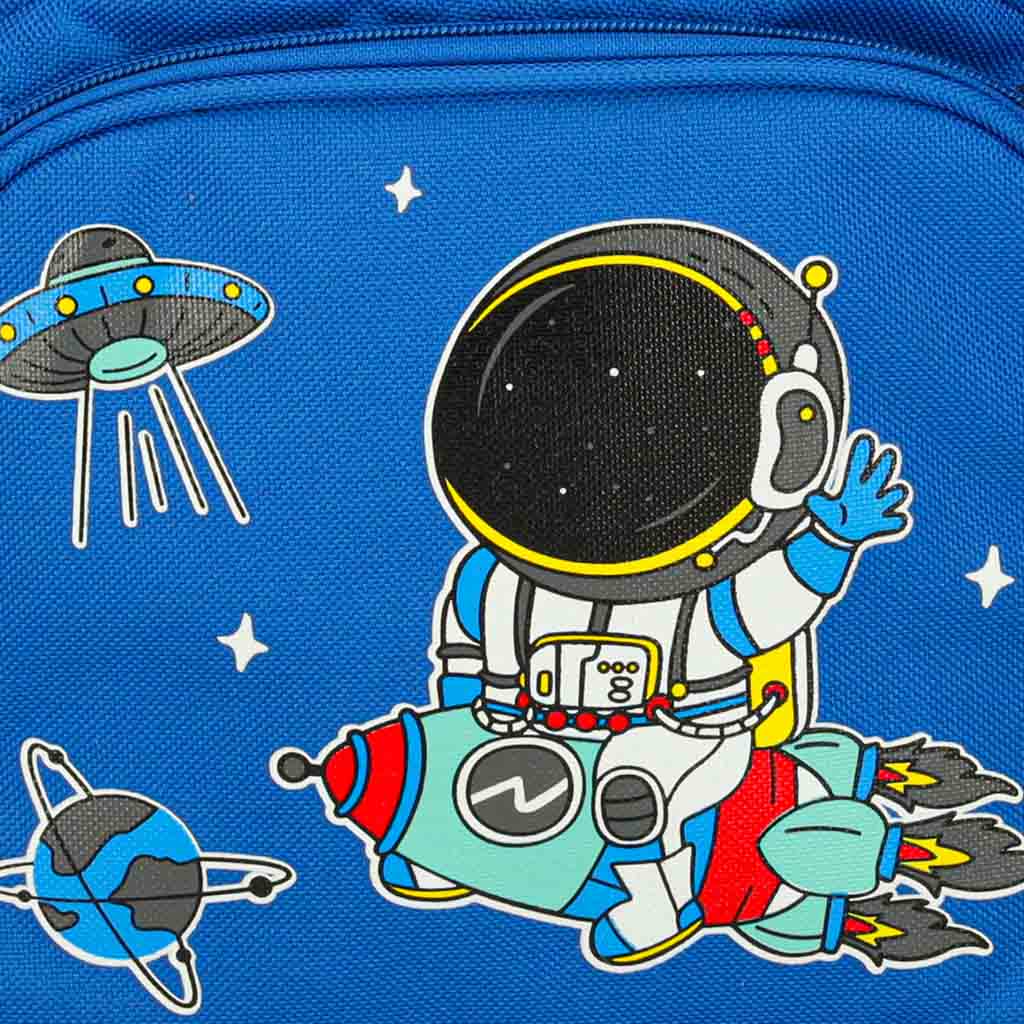 Børnehave skolerygsæk børne astronaut 30x14x23cm
