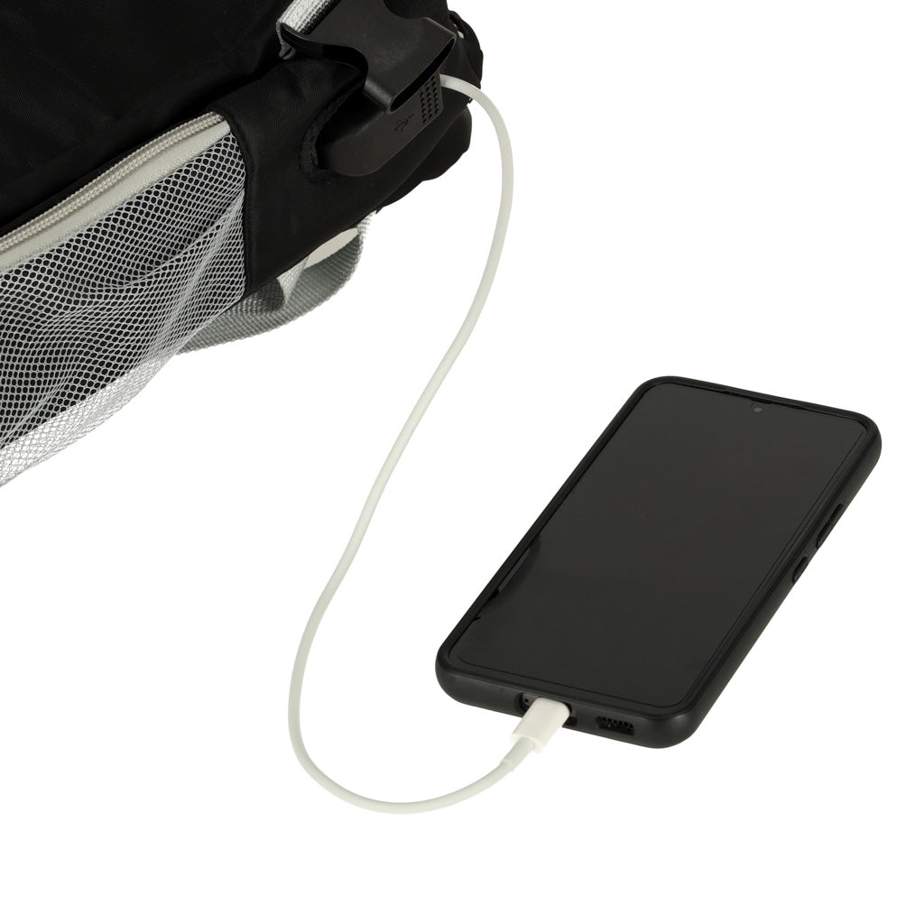 Flyvemaskine rygsæk vandtæt USB-kabel 45x16x28cm sort