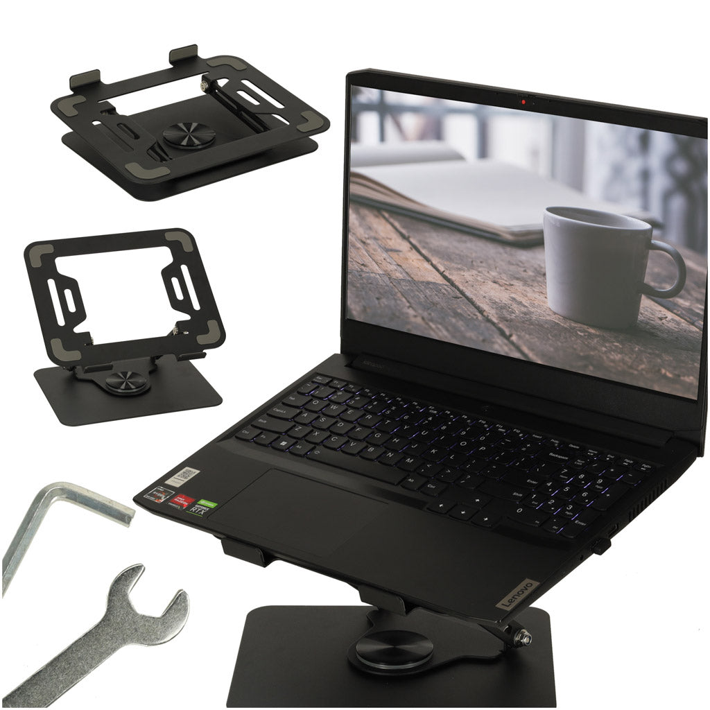 Laptopstativ justerbart 360° ergonomisk laptopbord