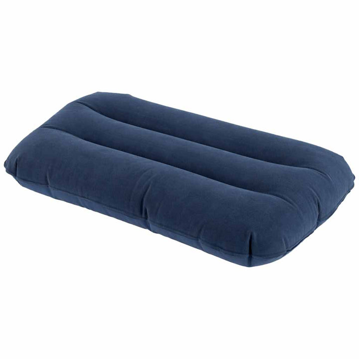BESTWAY 67121 Oppustelig rejsepude i velour, marineblå
