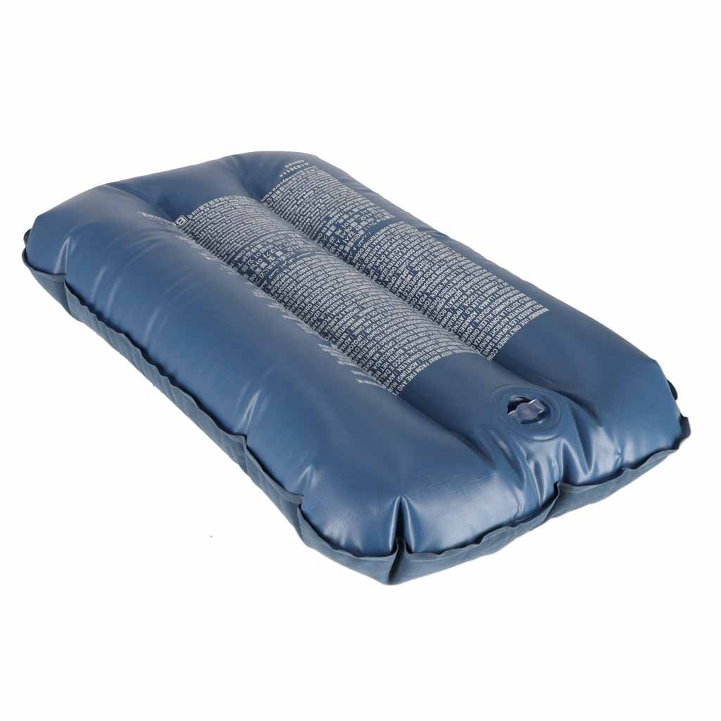 BESTWAY 67121 Oppustelig rejsepude i velour, marineblå