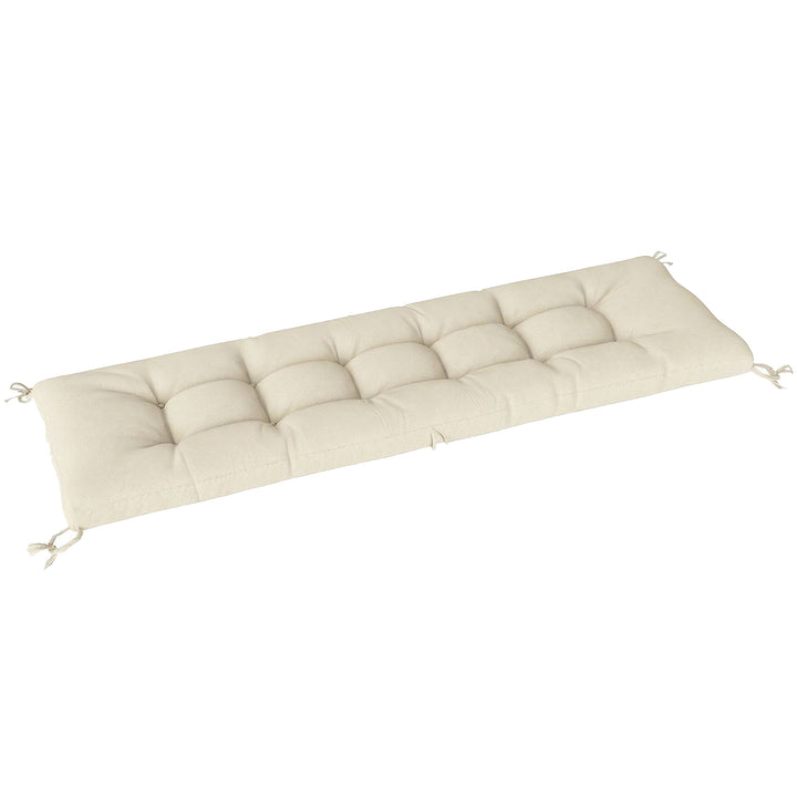 Aftagelig pallehynde med fastgørelsesstropper, pallehynde til de fleste liggestole, 198x65x13cm, beige