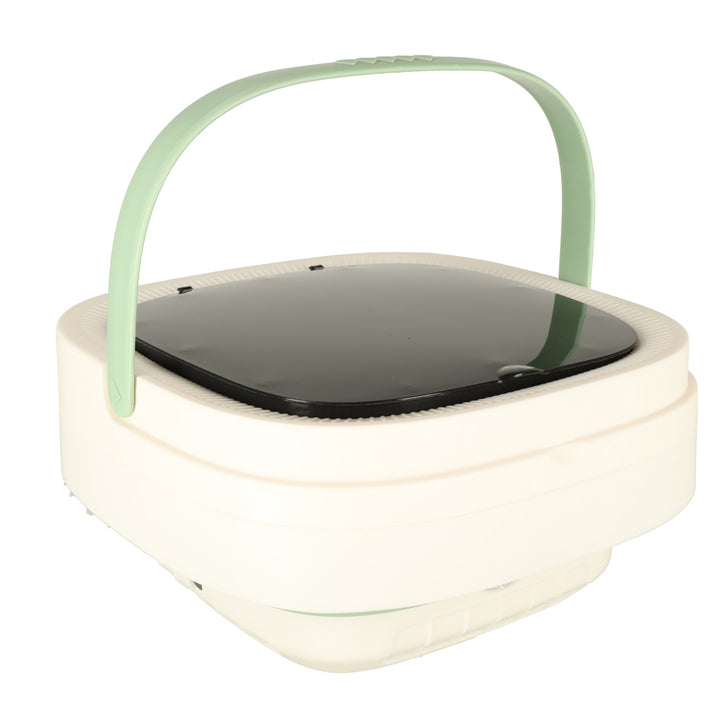 Mini foldbar bærbar vaskemaskine 12L grøn