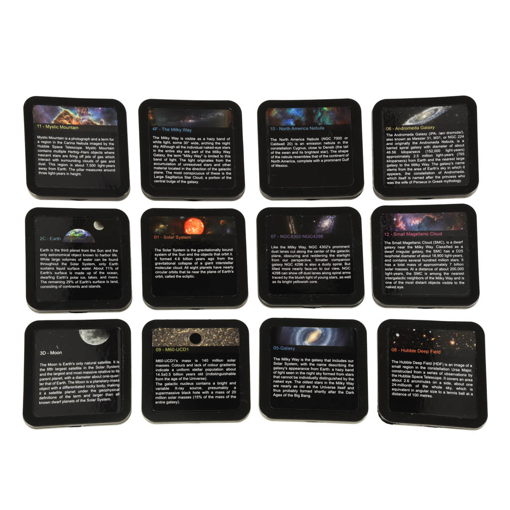 USB LED 12 disk stjerneprojektor