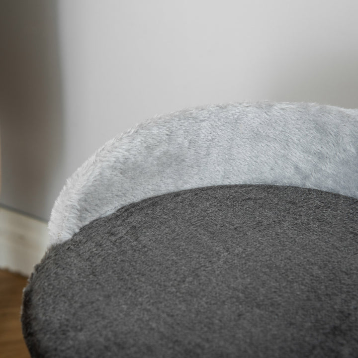 Kradsetræ med legebolde kradsetræ til katte sisalreb kradsetræer grå 35,5 x 37 x 46 cm