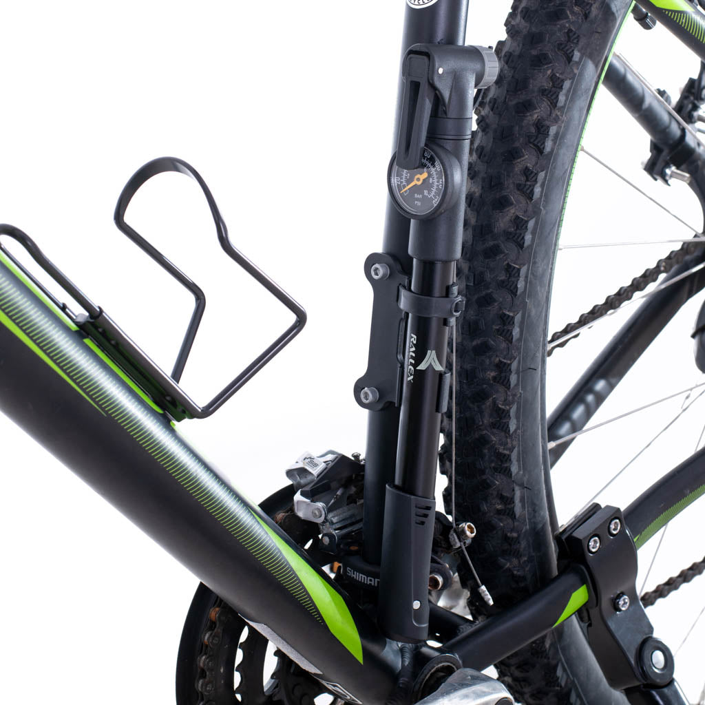 L-BRNO Cykelpumpe med manometer cykelhåndtag håndpumpe