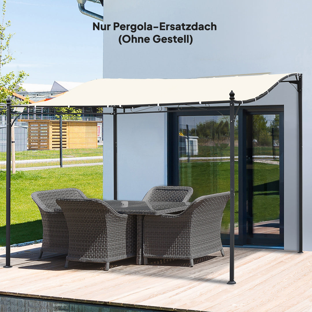Markiseudskiftningstag, vejrbestandigt, 297 cm x 243 cm, beige