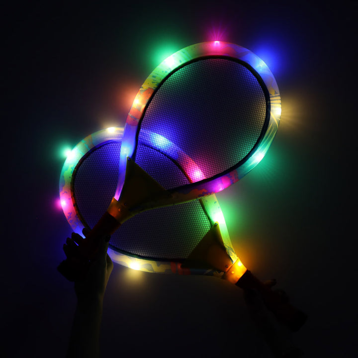 LED-lysende tennisketsjere + dart