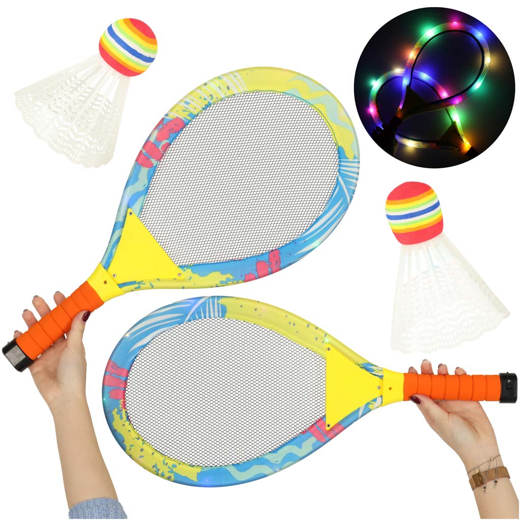 LED-lysende tennisketsjere + dart