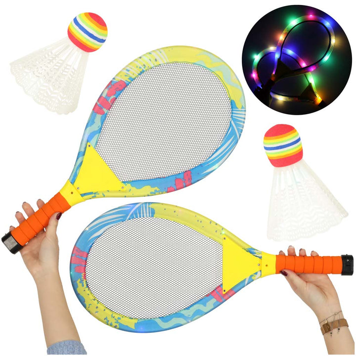 LED-lysende tennisketsjere + dart