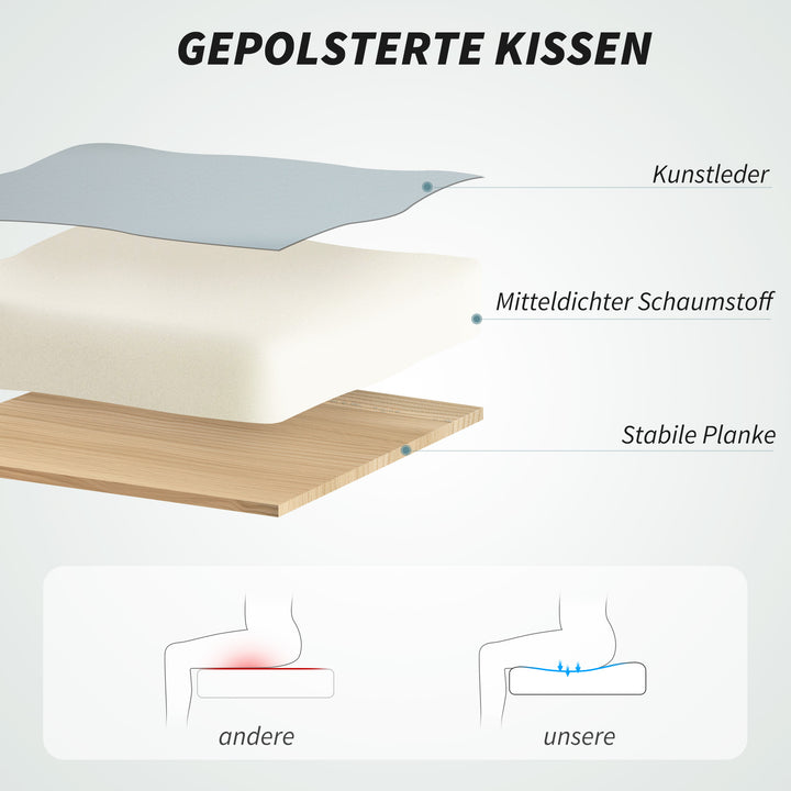Kontorstol, drejestol med vippefunktion, højdejusterbar, kunstlæder, op til 120 kg, lysegrå