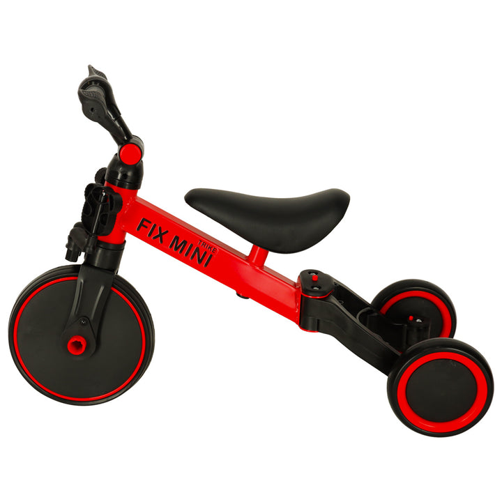 Trike Fix Mini cross-country trehjulet cykel 3 i 1 med pedaler rød