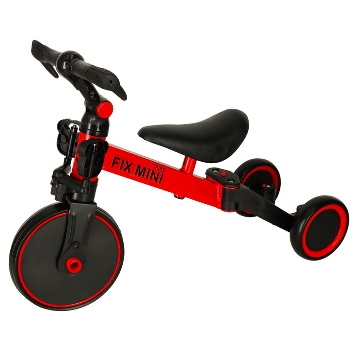 Trike Fix Mini cross-country trehjulet cykel 3 i 1 med pedaler rød