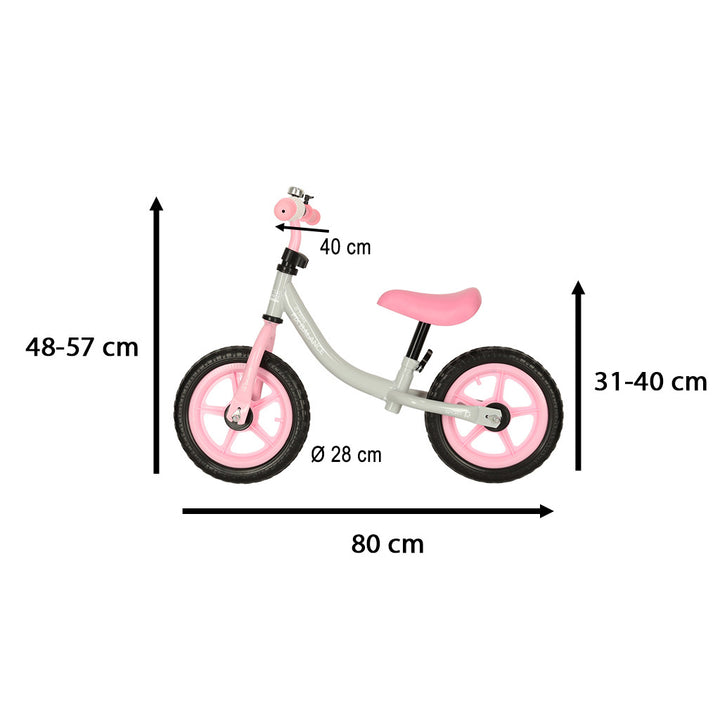 Trike Fix Balance cross-country cykel hvid og pink