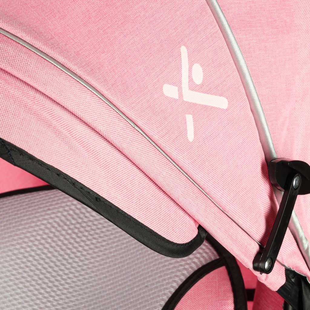 Trike Fix V3 trehjulet cykel 3w1 klapvognscykel 360 drejelig frihjul pink