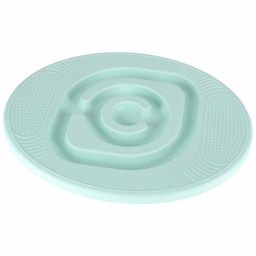 Balancerende balancebom med blå kugler