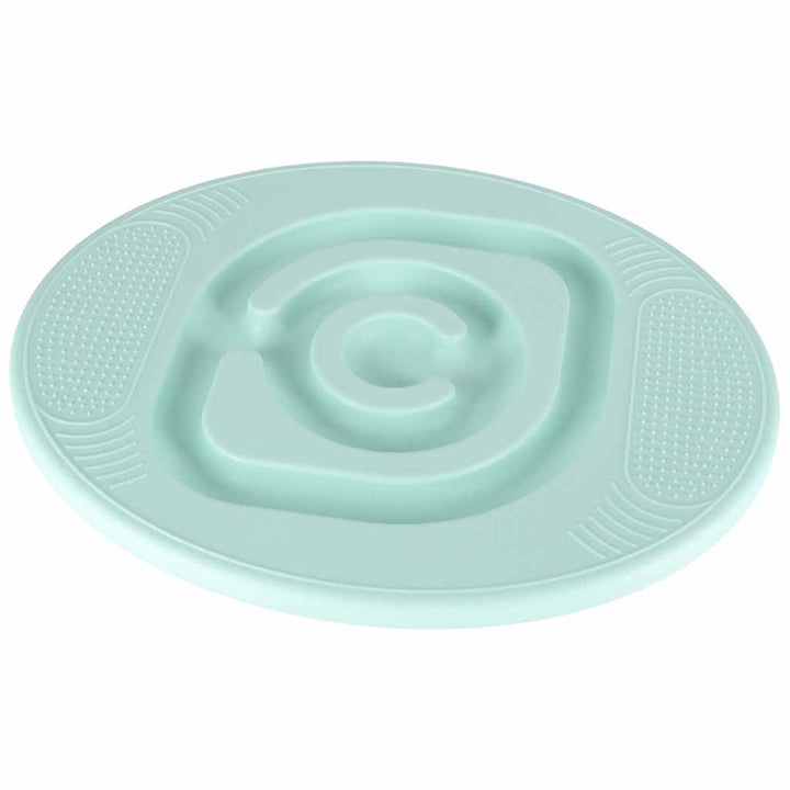Balancerende balancebom med blå kugler