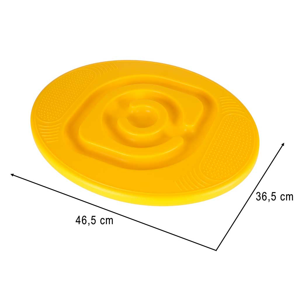 Balancerende balancebom med orange kugler