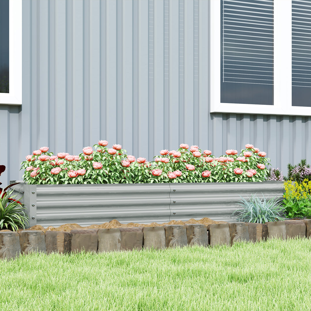 Højbed af stål, vejrbestandigt plantebed med kold ramme mod skærekant