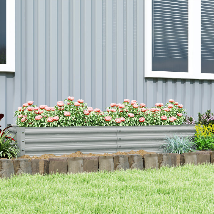 Højbed af stål, vejrbestandigt plantebed med kold ramme mod skærekant