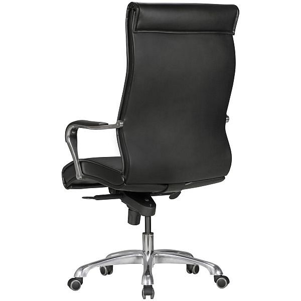 Kontorstol BIGBOSS, imiteret læder, X-XL, 120 kg, højdejusterbar og drejbar, sort