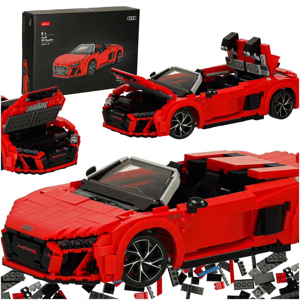 Fjernstyret bil 1:14 AUDI R8 Spyder klodser