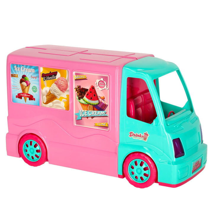 Dukke food truck sæt 21 el.