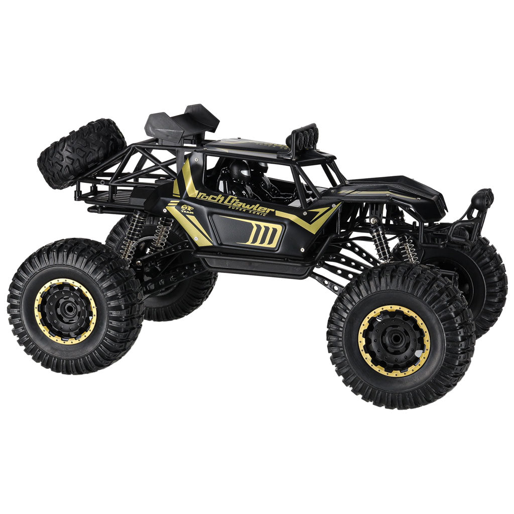 RC Rock Crawler 2.4GHz 1:8 51cm sort bil