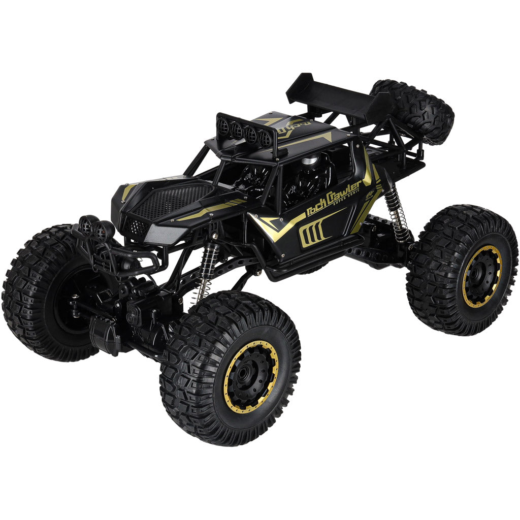 RC Rock Crawler 2.4GHz 1:8 51cm sort bil