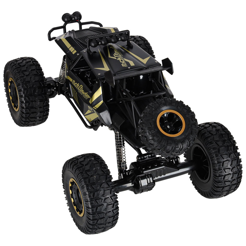 RC Rock Crawler 2.4GHz 1:8 51cm sort bil