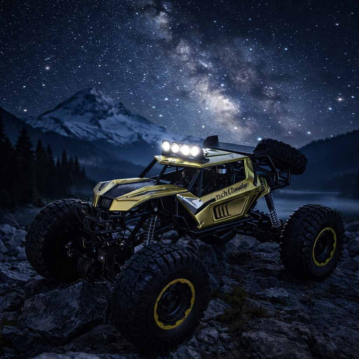 RC-bil Rock Crawler 2.4GHz 1:8 51cm guld