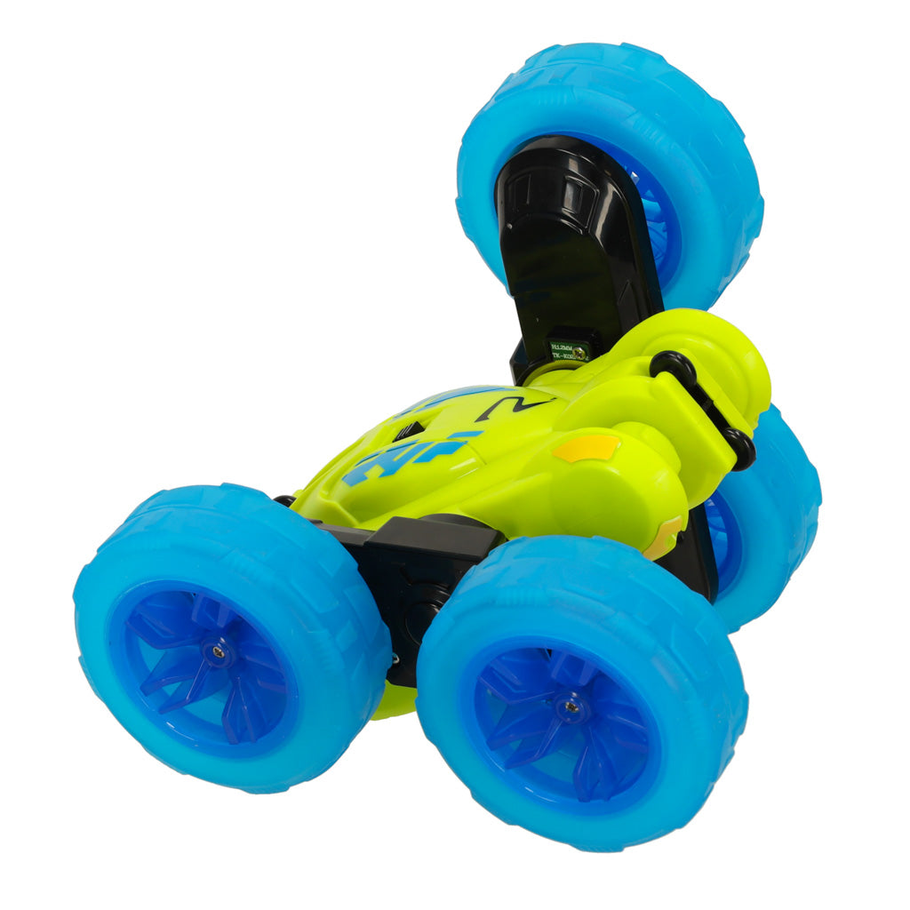 RC Revolt Flip Speeder fjernbetjent bil med lysende hjul