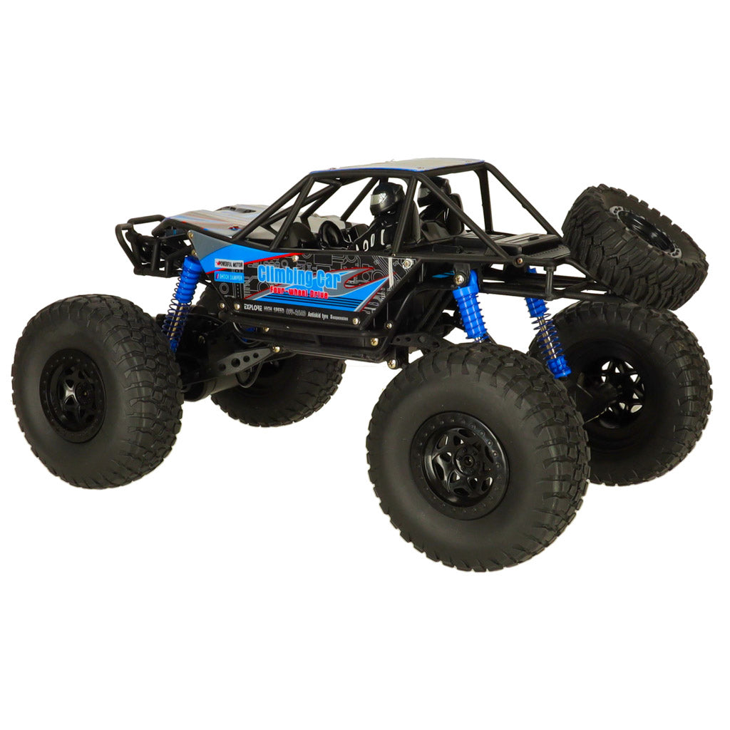 RC Crawler klatrebil 1:10 4WD 48cm blå